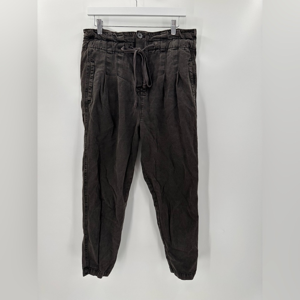 Free People Black High-Waisted Trousers - image 3
